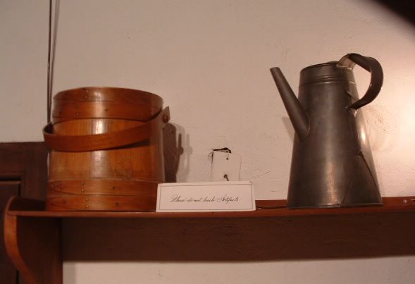 photo of shaker teapot, Shaker Village of Pleasant Hill, Kentucy