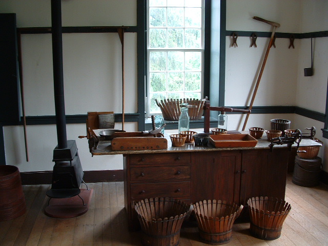 photo of shaker work room