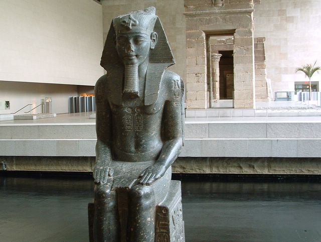 photo of Egyptian art at the Metropolitan Museum of Art, NYC