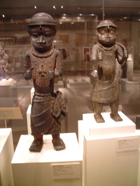 photo of African art at the Metropolitan Museum of Art, NYC