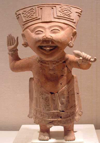 photo of Mexican ceramic art at the Metropolitan Museum of Art, NYC