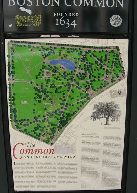 Boston Common map