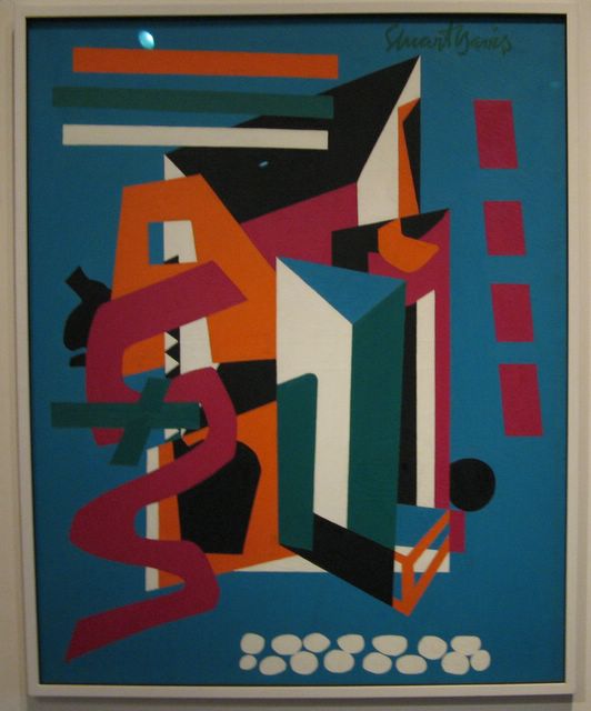 Photo of Stuart Davis painting - Medium Still Life