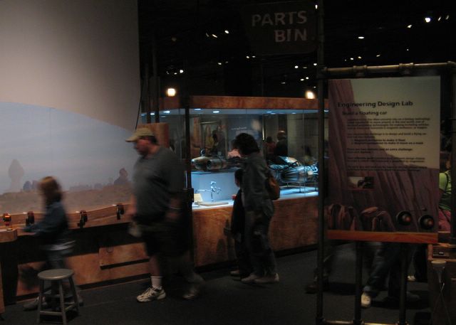 Photo of Star Wars exibit