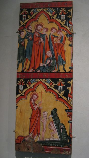 photo of painting, Cloisters in the Cloisters