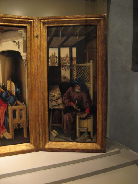 The Annunciation Triptych by Robert Campin