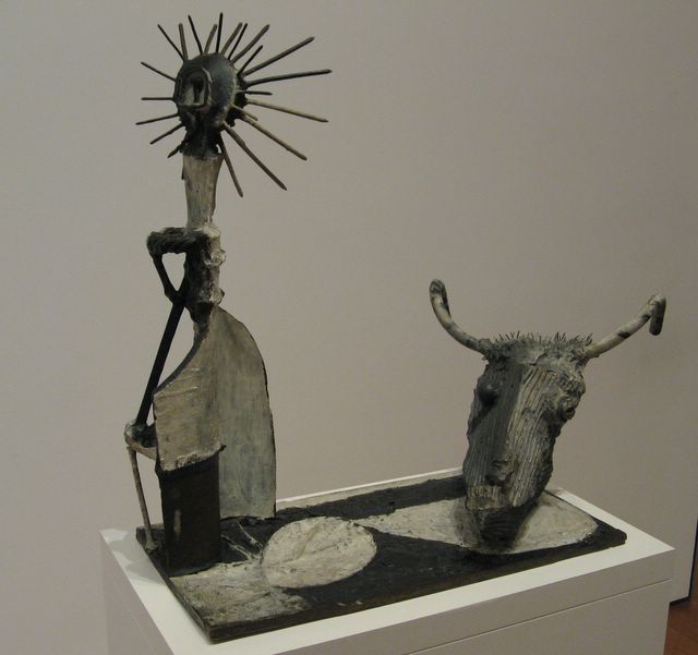 Goat Skull and Bottle by Pablo Picasso, 1951, (photo)