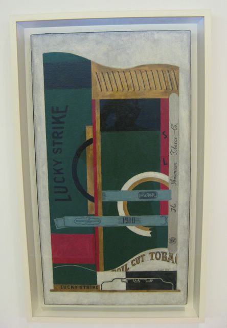 photo of Lucky Strike painting by Suart Davis, MoMA, NYC, USA