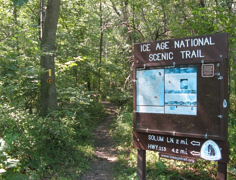 picture of Ice Age National Scenic Trail at Parfrey's Glen Nature Area