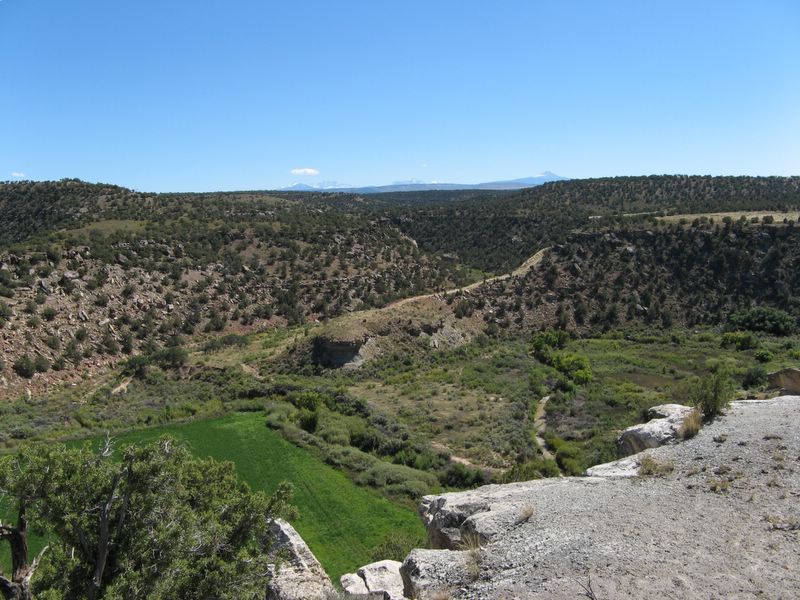 view on drive from Dinosaur National Monument to Mesa Verde National Park