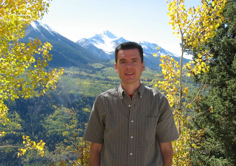 John Hunter, on drive to Mesa Verde National Park